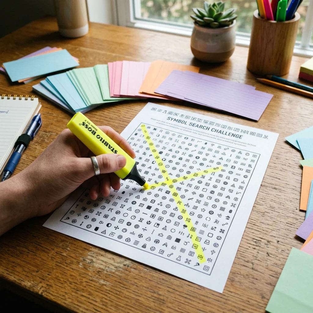 ESL students working on vocabulary word search puzzles