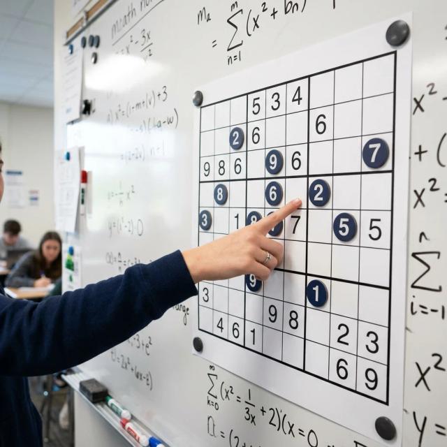 Sudoku puzzles for teachers and classrooms