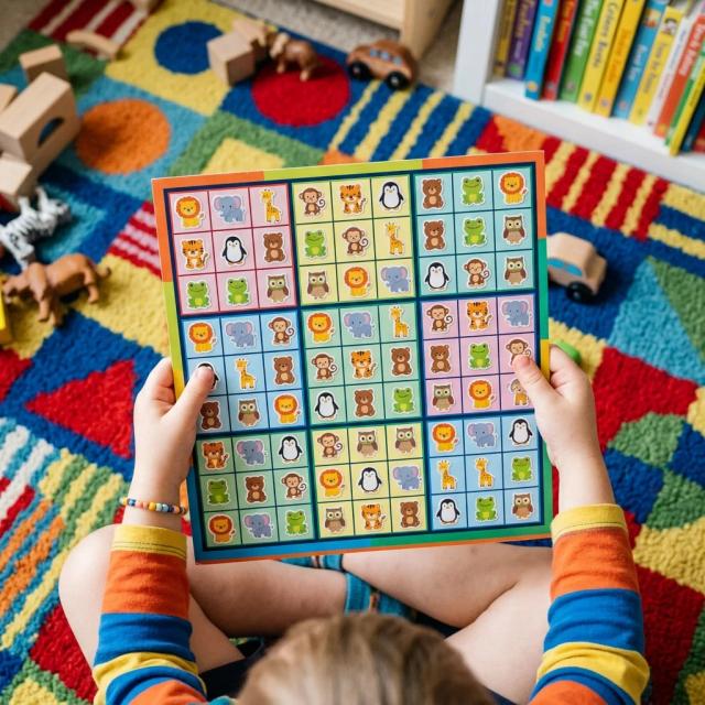 Printable sudoku puzzles for kids