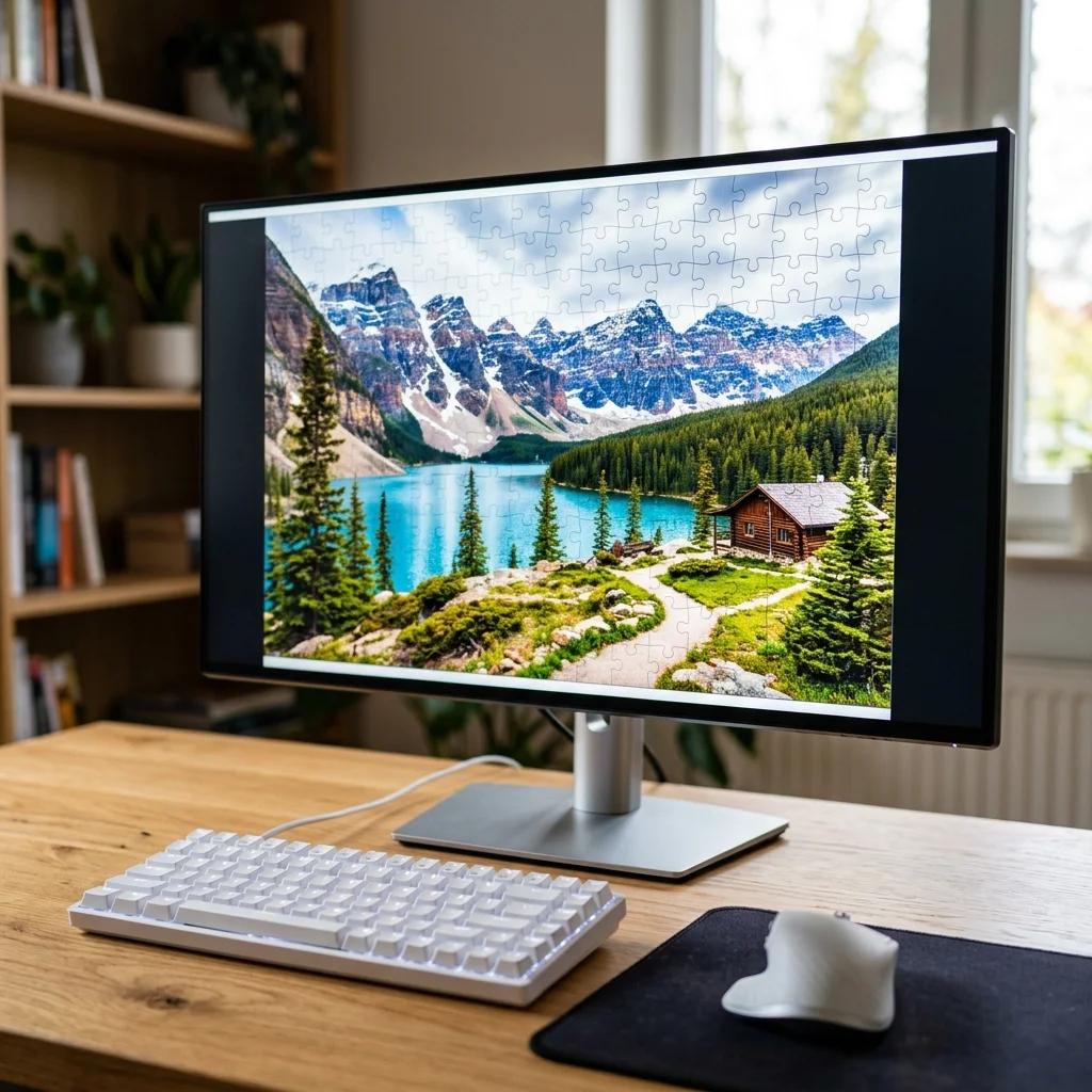 Online jigsaw puzzle maker interface comparison